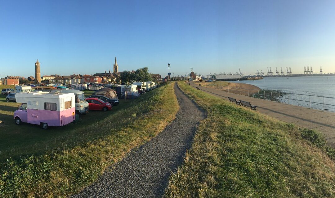 Engeland -Harwich  –  Parkeren-uit eten – slapen