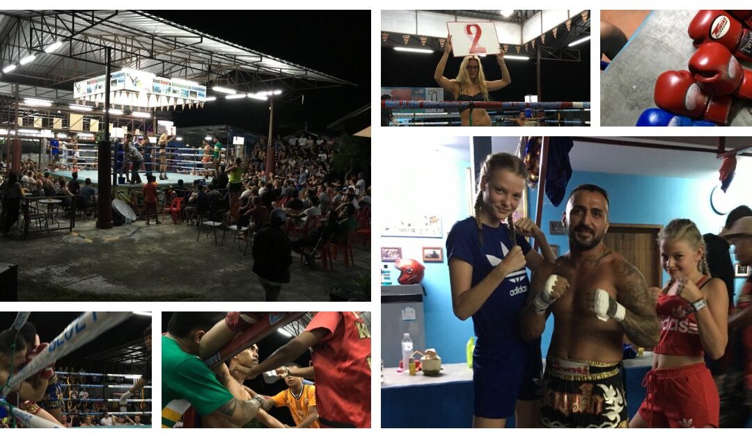 Thailand:   Koh Phangan – Thaiboxing , Rusland tegen Thailand.