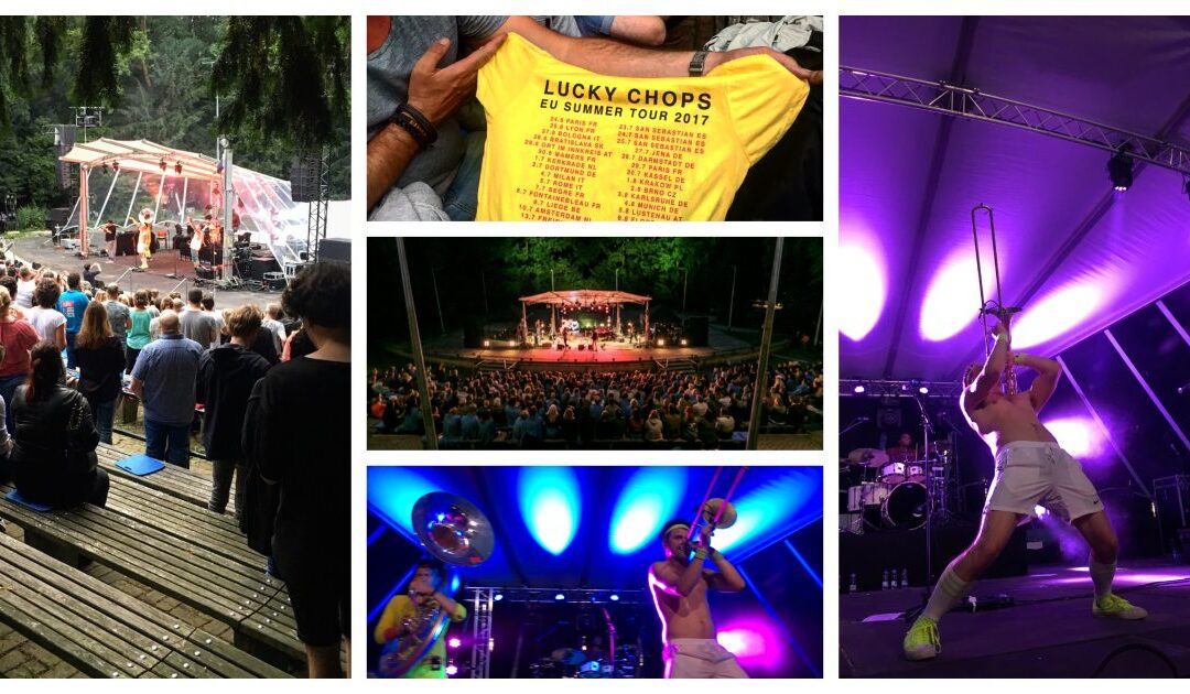 Nederland – Amsterdam – bands in de openlucht in het bos-theater