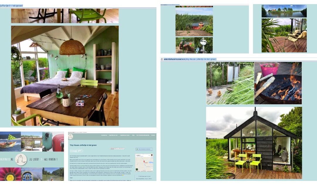 Tof blog van vakantiehuis inspiratie. “Tinyhouse aan de dijk”