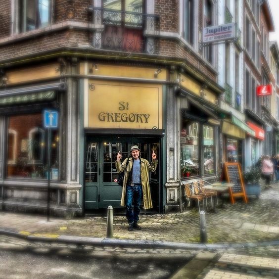 Belgie – Luik- Prijswinnende gehaktballen eten bij le Saint Gregory .