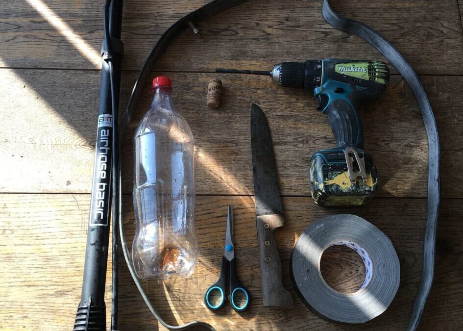 Doe het zelf waterraket