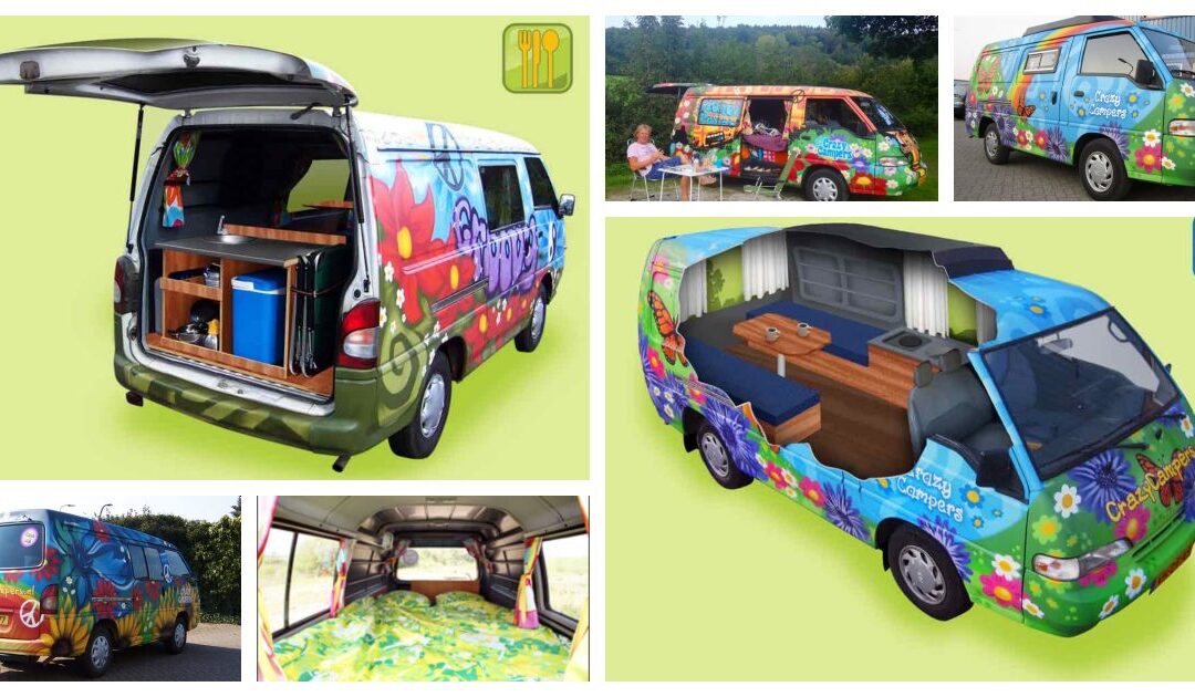 Nederland – Toffe Crazy campers te huur