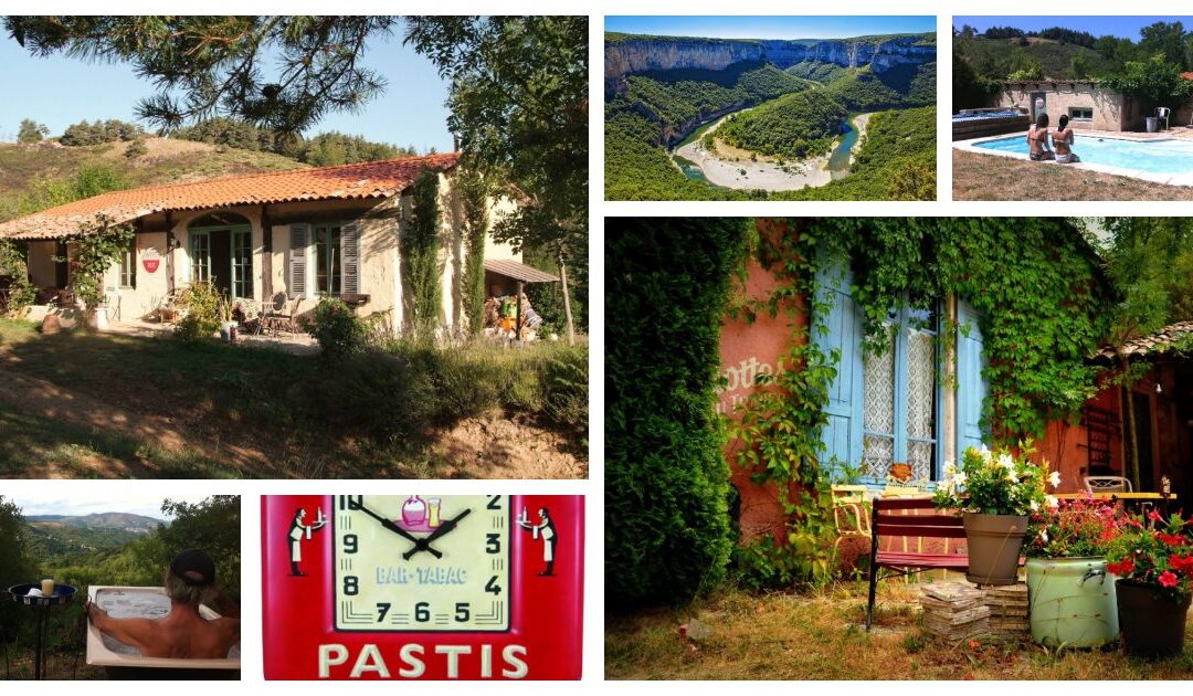 Frankrijk -Ardeche-Pastis in bad.