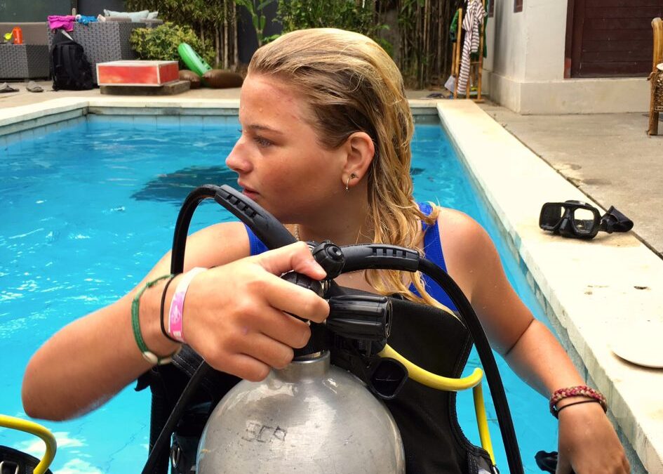 Indonesie-Bali – Nusa Lembongan – Padi duikbrevet halen