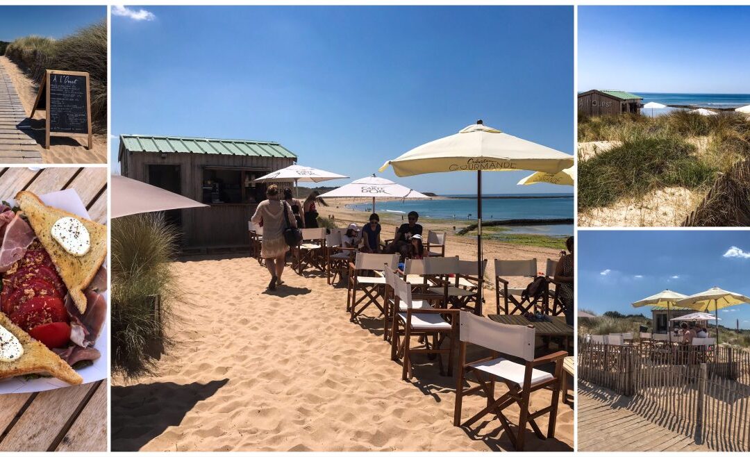 Frankrijk –  il D,Oleron – strandtent Snack A L,ouest