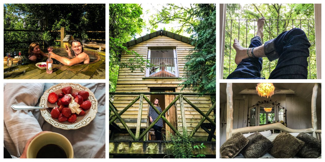 Foto's van een tinyhouse in Devon Engeland