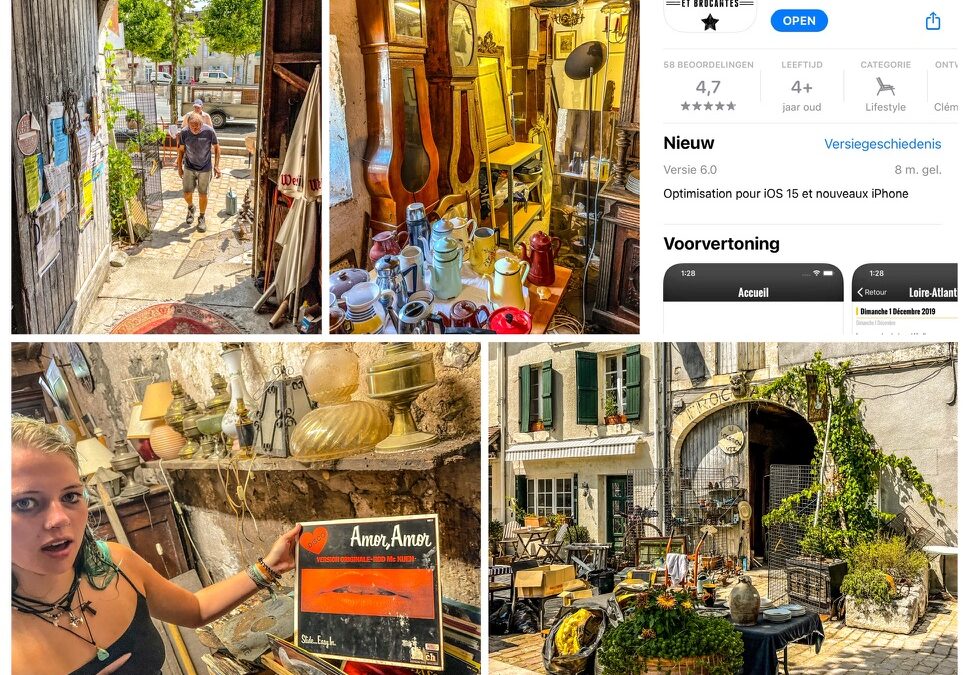 Frankrijk-  handige Brocantes app