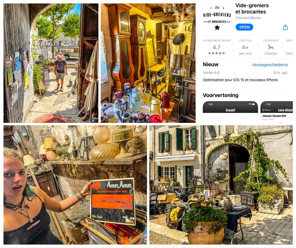 foto's van franse brocante