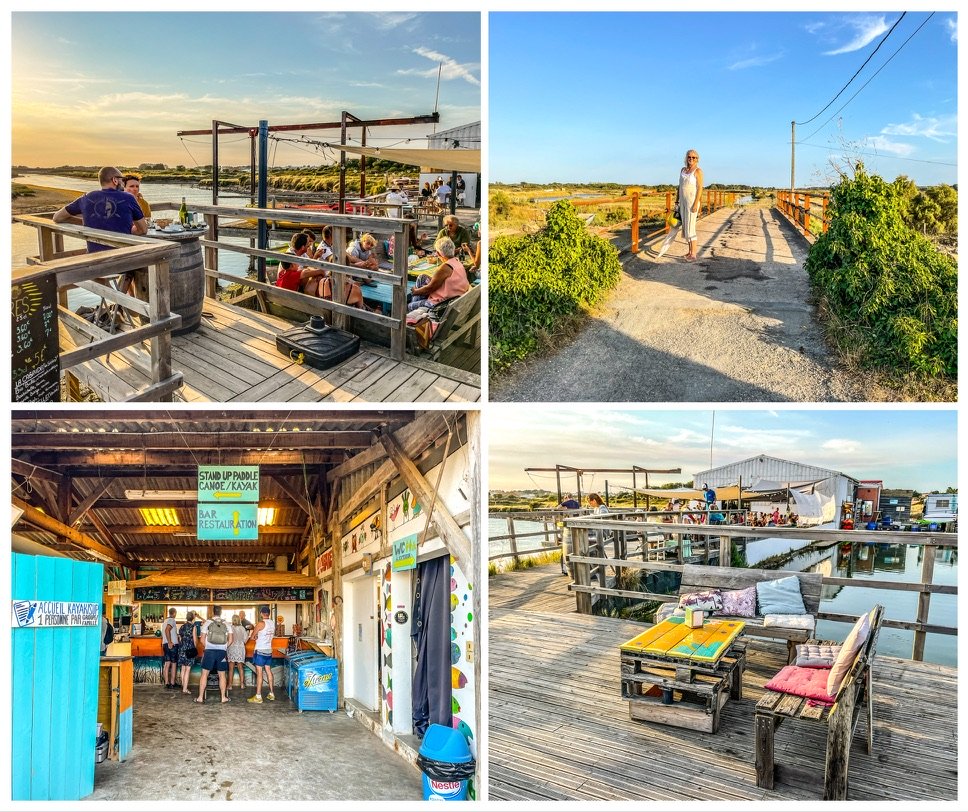 restaurant in de natuur aan het water