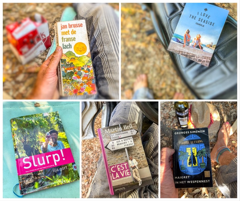 diverse boeken over Frankrijk
