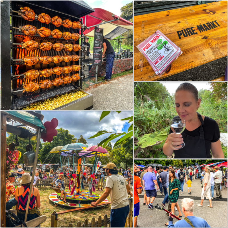 Foto's van openlucht markt in Amsterdam