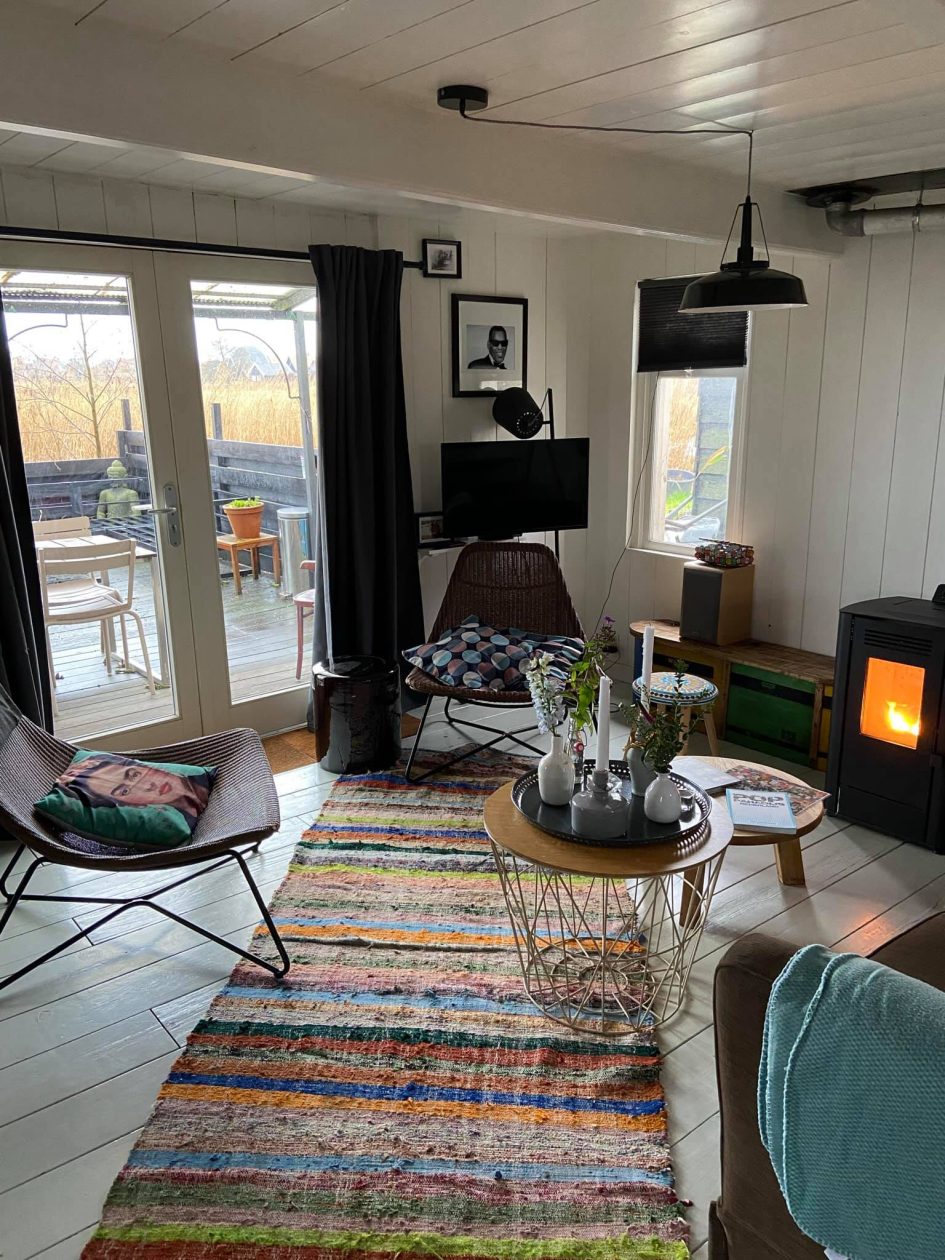 Interieur van een dijkhuisje