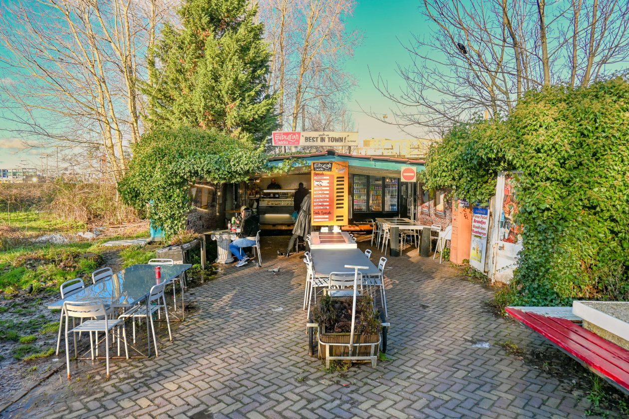 exterieur van snackbar