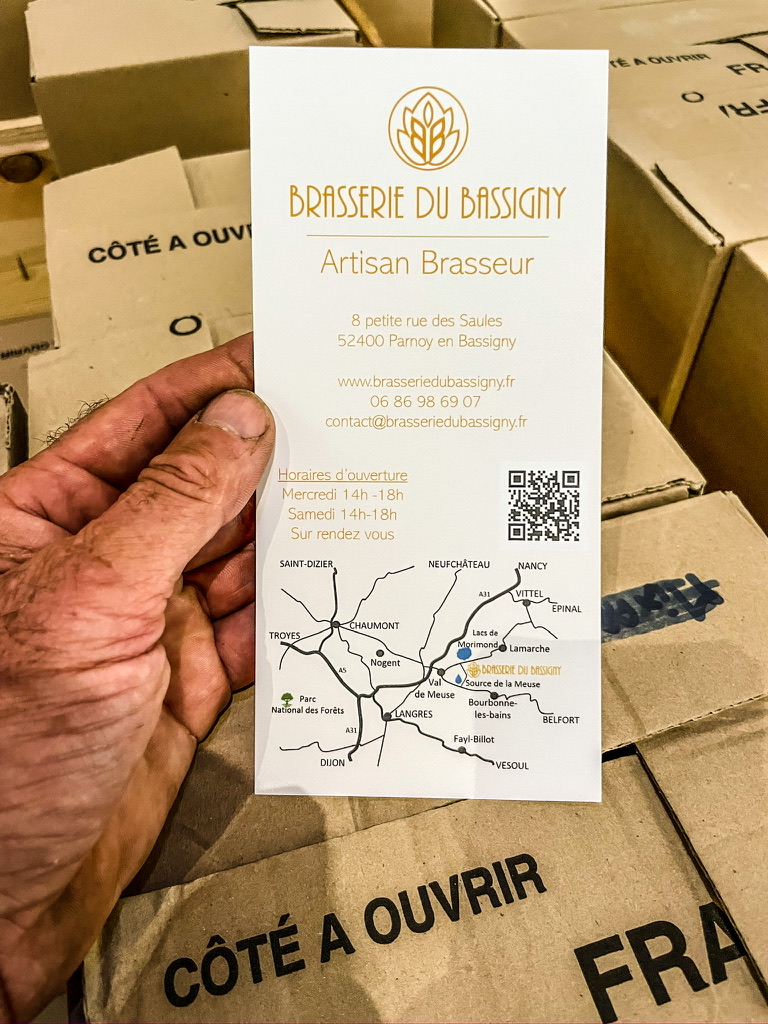 Plattegrond van de brouwerij