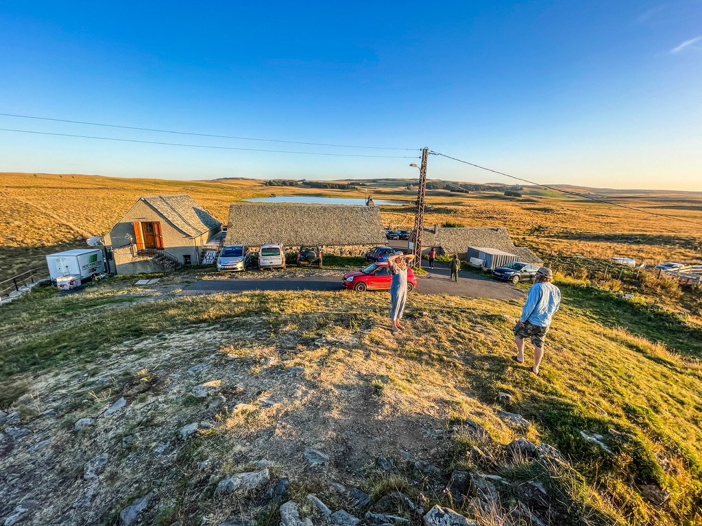 Landschap op de Aubrac vlakte